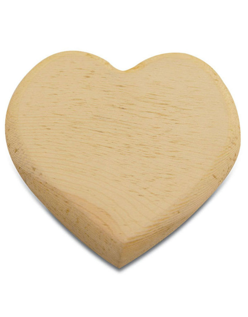 Stamperia Heart shape platen12x10,5 cm H wood