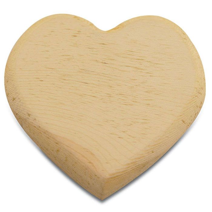 Stamperia Heart shape platen12x10,5 cm H wood