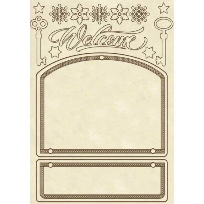 Stamperia Wooden frame A5 - Door decoration