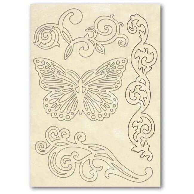 Stamperia Wooden frame A5 - Butterfly