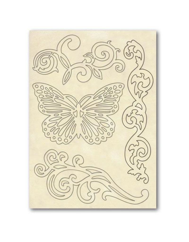 Stamperia Wooden frame A5 - Butterfly