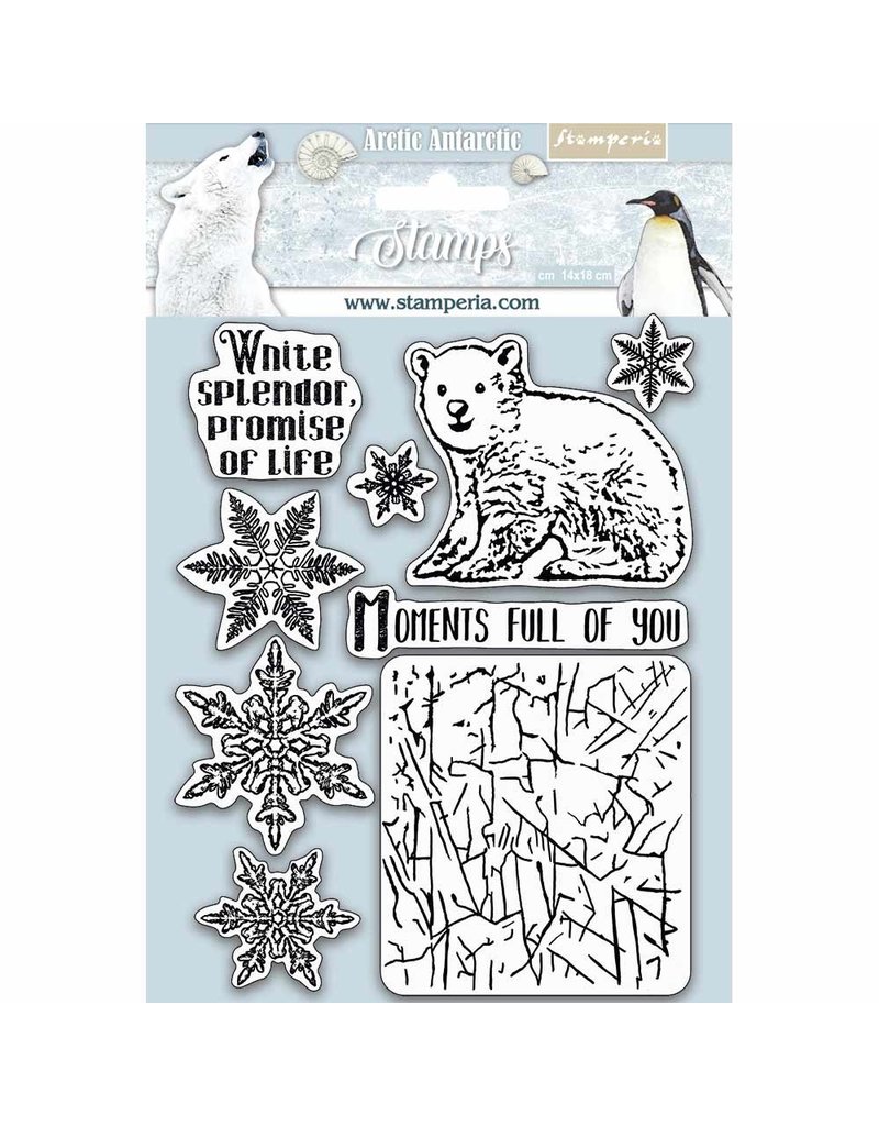 Stamperia HD Natural Rubber Stamp  cm.14x18 Moments full of you