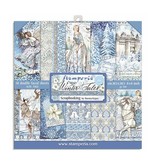 Stamperia Block 10 Sheets 20.3X20.3  (8"X8") Double Face Winter Tales