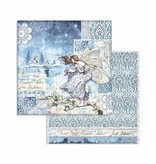 Stamperia Block 10 Sheets 20.3X20.3  (8"X8") Double Face Winter Tales