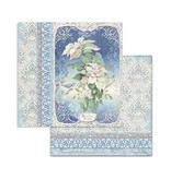 Stamperia Block 10 Sheets 20.3X20.3  (8"X8") Double Face Winter Tales