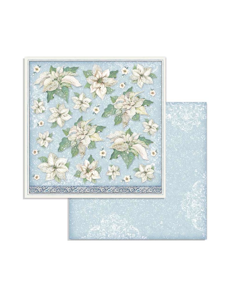 Stamperia Block 10 Sheets 20.3X20.3  (8"X8") Double Face Winter Tales