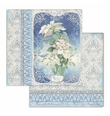 Stamperia Block 10 sheets 30.5x30.5 (12"x12") Double Face Winter Tales