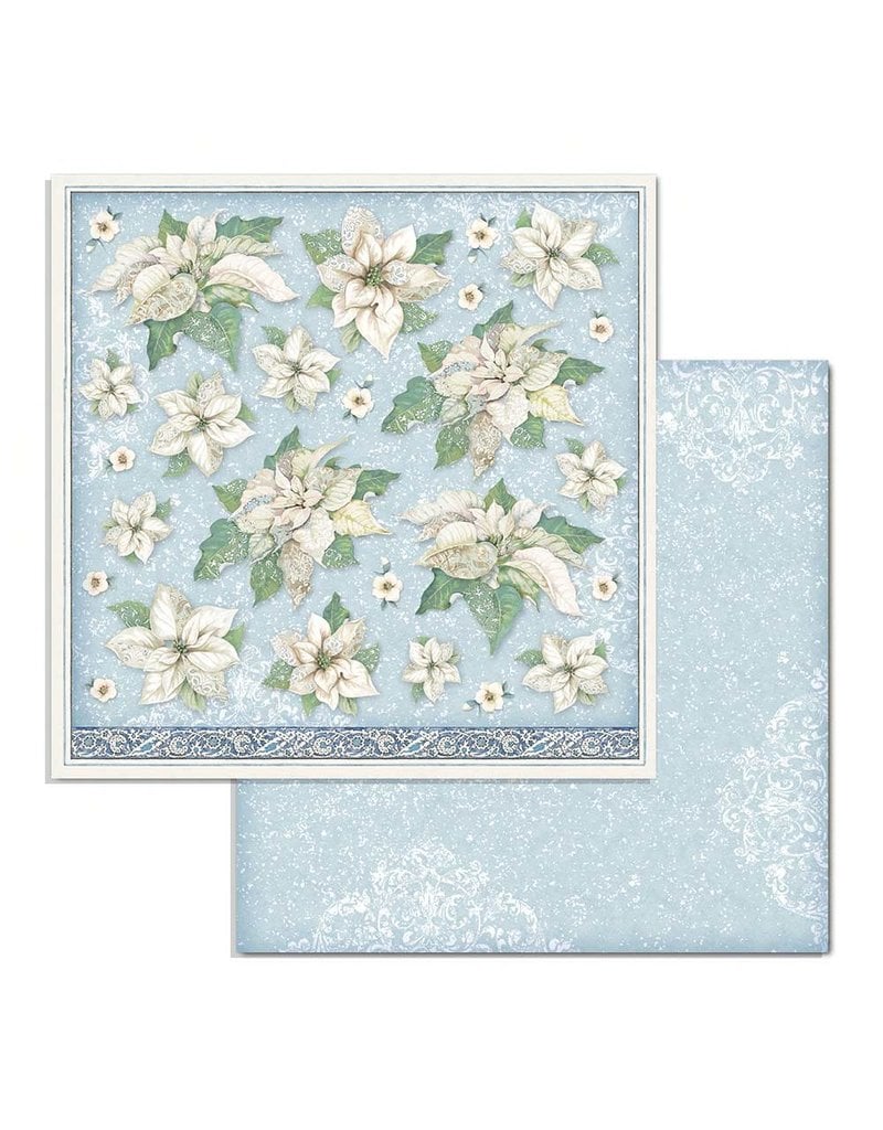 Stamperia Block 10 sheets 30.5x30.5 (12"x12") Double Face Winter Tales