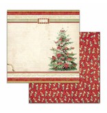 Stamperia Block 10 sheets 30.5x30.5 (12"x12") Double Face Classic Christmas