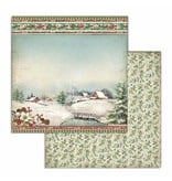 Stamperia Block 10 sheets 30.5x30.5 (12"x12") Double Face Classic Christmas