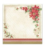 Stamperia Double Face Paper Poinsettia
