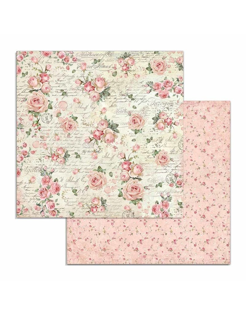 Stamperia Double Face Paper Rose wallpaper