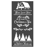 Stamperia Thick stencil cm. 12X25 Winter magic