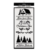 Stamperia Thick stencil cm. 12X25 Winter magic