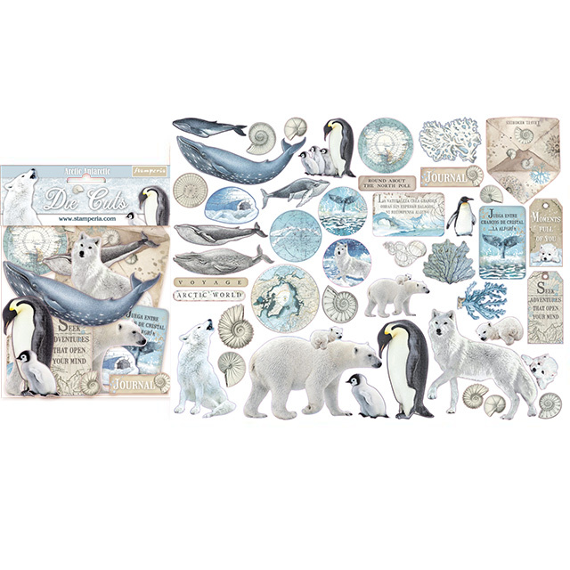 Stamperia Die cuts assorted - Arctic Antarctic