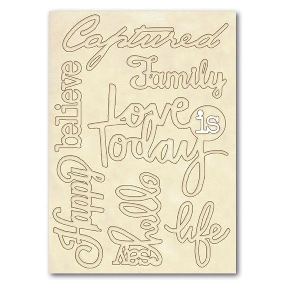 Stamperia Wooden frames A5 size - Quotes