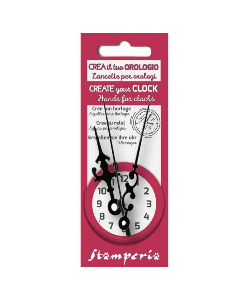 Stamperia Swirled big hand for clock cm. 6,5/9,5/10