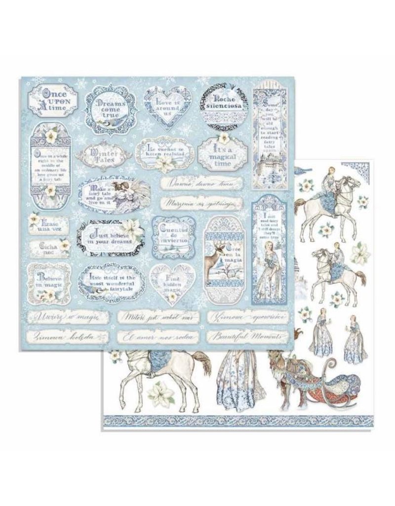 Stamperia Double Face Paper Tag and Frames