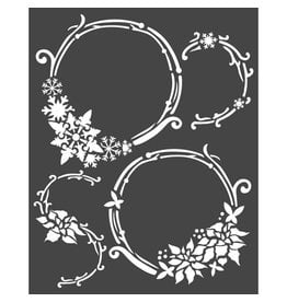 Stamperia Thick stencil cm. 20x25 Garlands