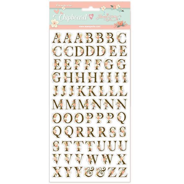 Stamperia Chipboard cm.15x30 Alphabet