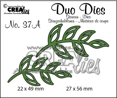 Crealies Crealies Duo Dies no,37 blaadjes 5