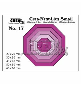 Crealies Crea-Nest-Lies Small snijmallen no,17 5x achthoek