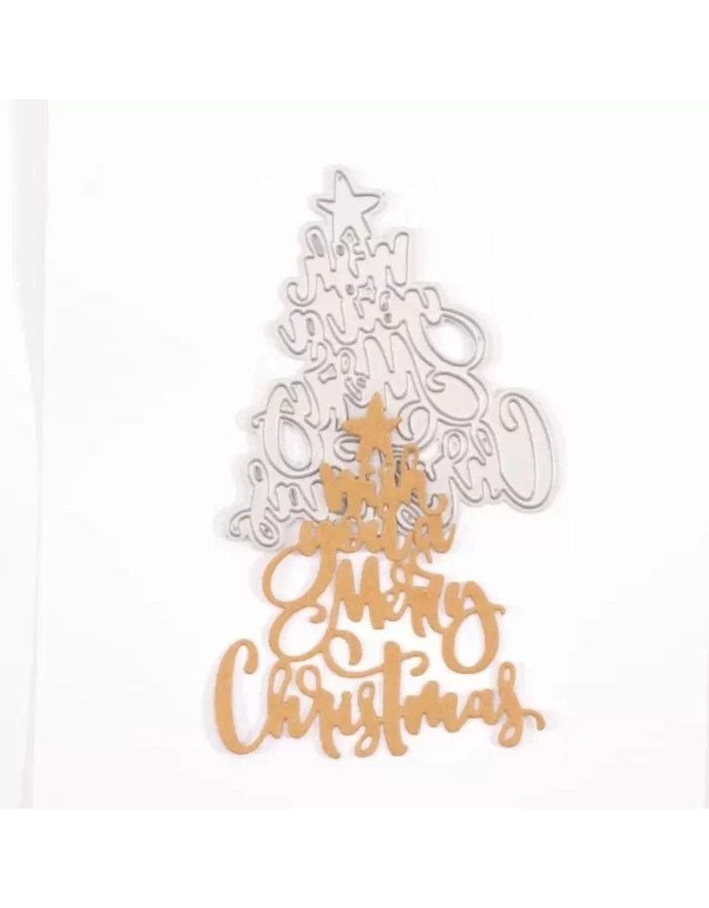 Vaessen Creative Vaessen Creative • Snijmal "Wish you a Merry Christmas"