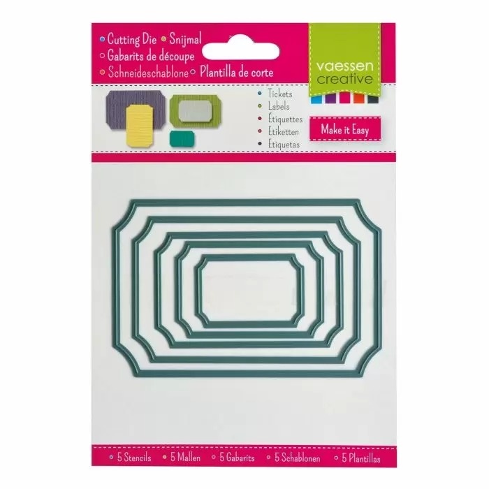 Vaessen Creative Vaessen Creative • Snijmal rechthoekige labels