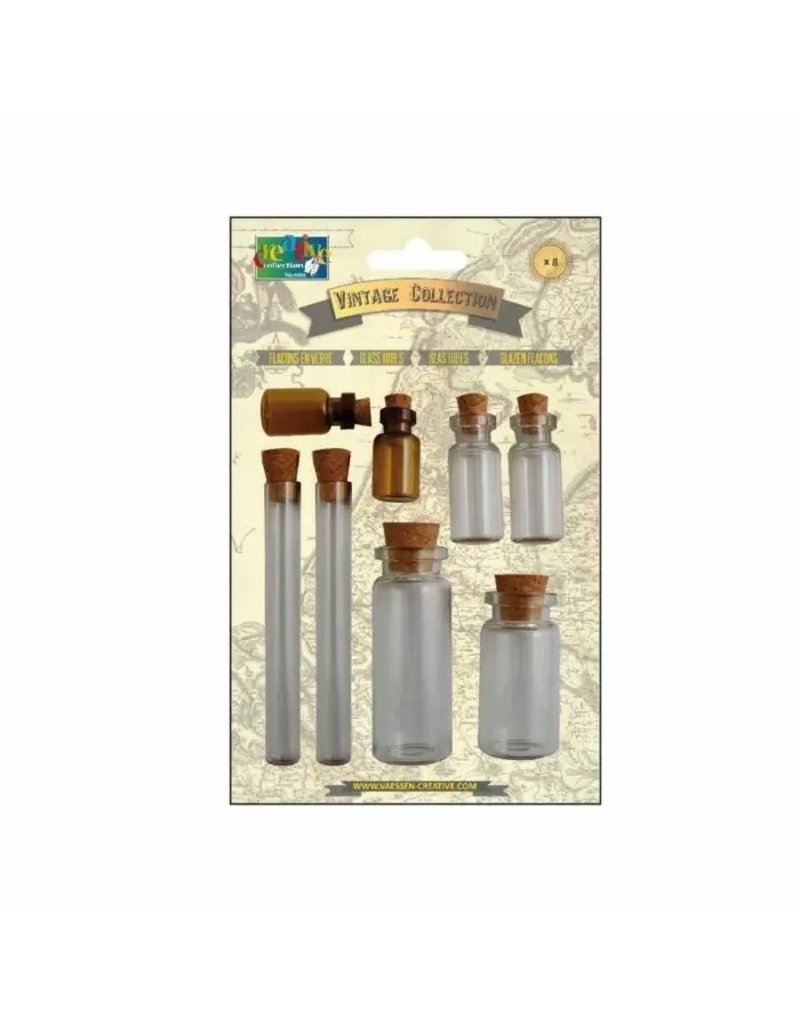 Vaessen Creative Vaessen Creative • Vintage Corked Vials 8pcs