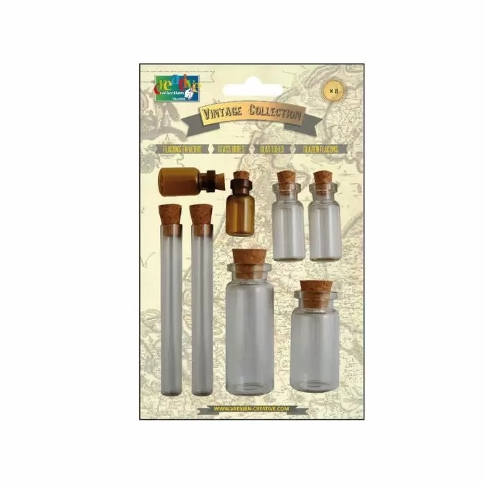 Vaessen Creative Vaessen Creative • Vintage Corked Vials 8pcs