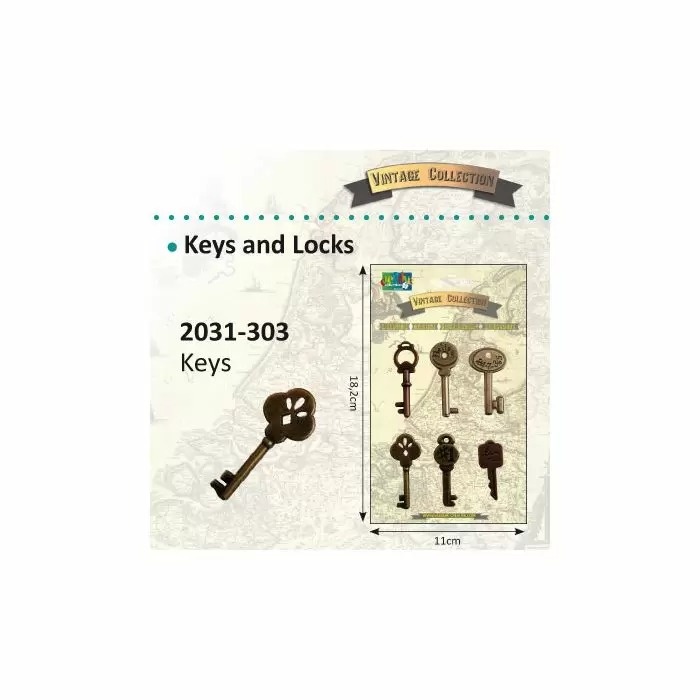 Vaessen Creative Vaessen Creative • Vintage Keys 6pcs