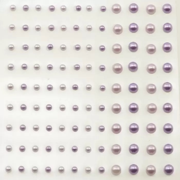 Vaessen Creative Vaessen Creative • Parels Half Zelfklevend 3+5mm 108pcs Lich