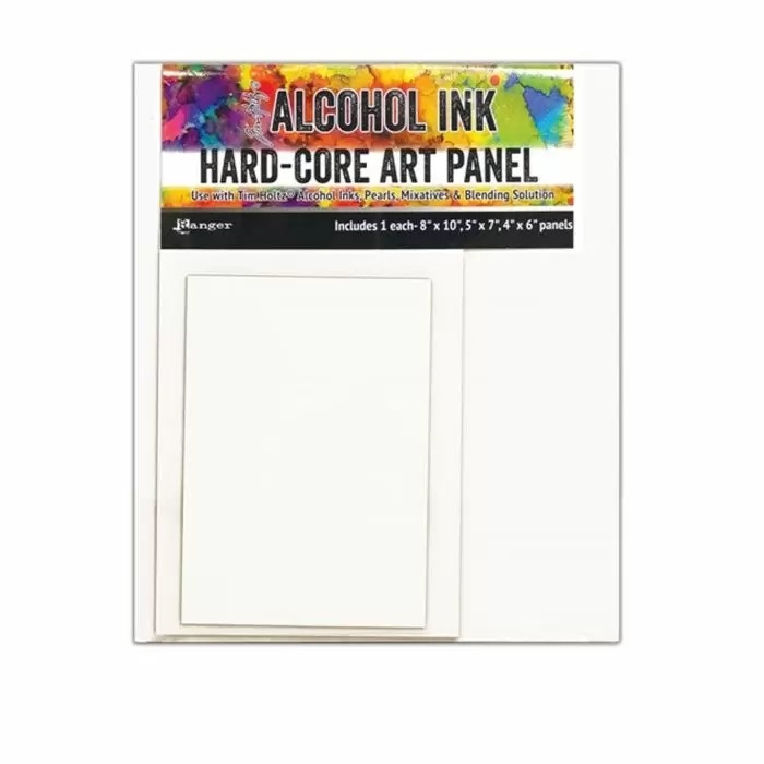 Tim Holtz · Ranger Ranger • Tim Holtz alcohol ink hard-core art panel