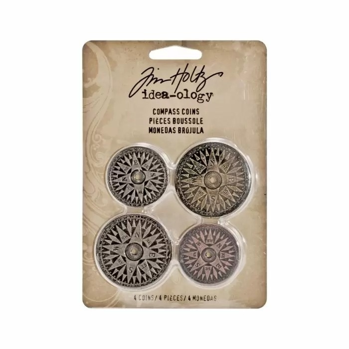 Tim Holtz · Advantus Advantus • Idea-ology Compass coins