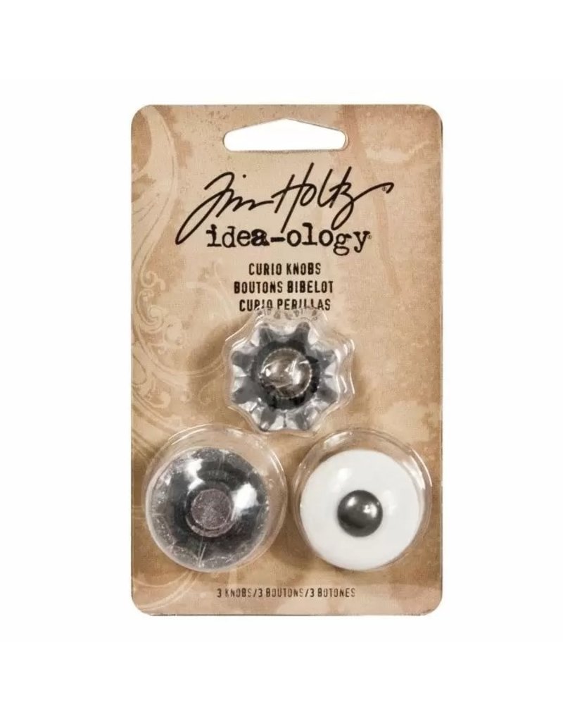 Tim Holtz · Idea-ology Idea-ology • Tim Holtz curio knobs 3pcs