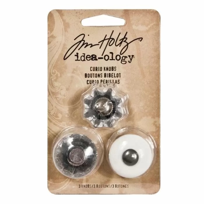 Tim Holtz · Idea-ology Idea-ology • Tim Holtz curio knobs 3pcs