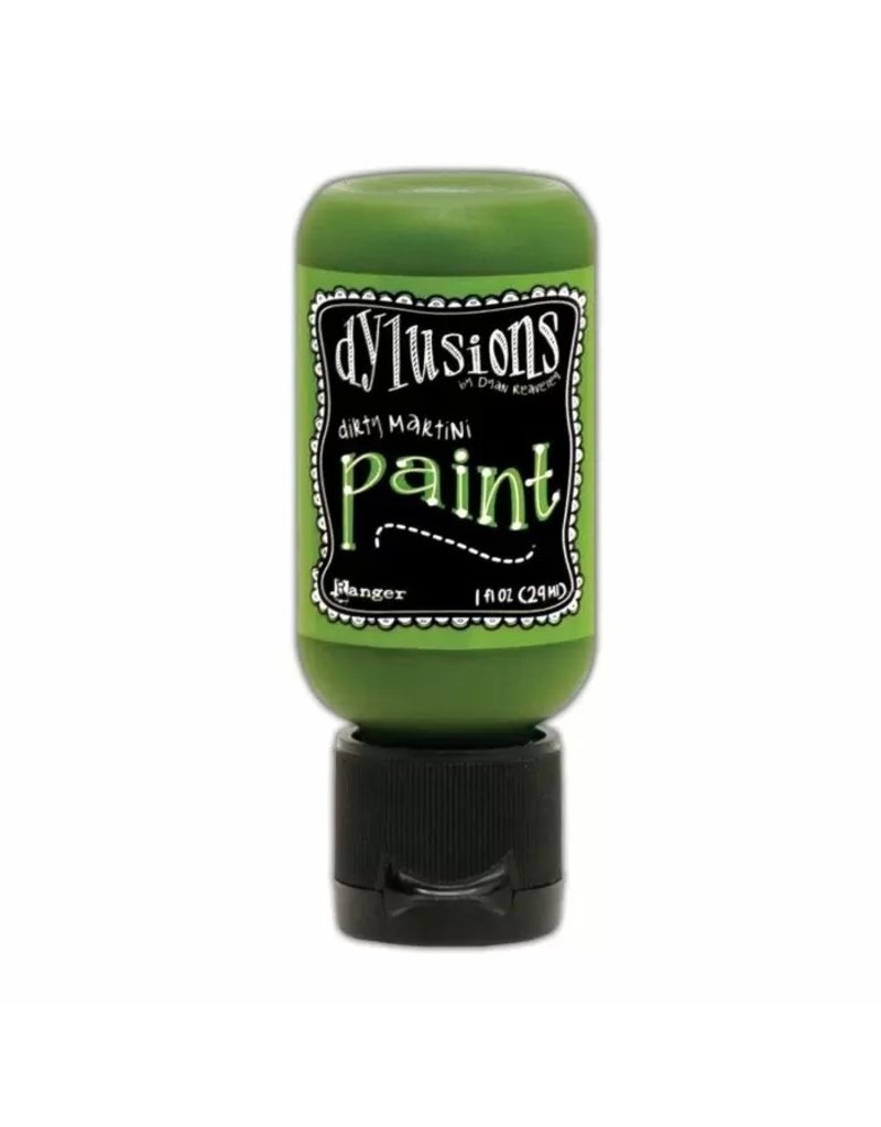 Tim Holtz · Ranger Ranger • Dylusions Flip cup paint Dirty martini