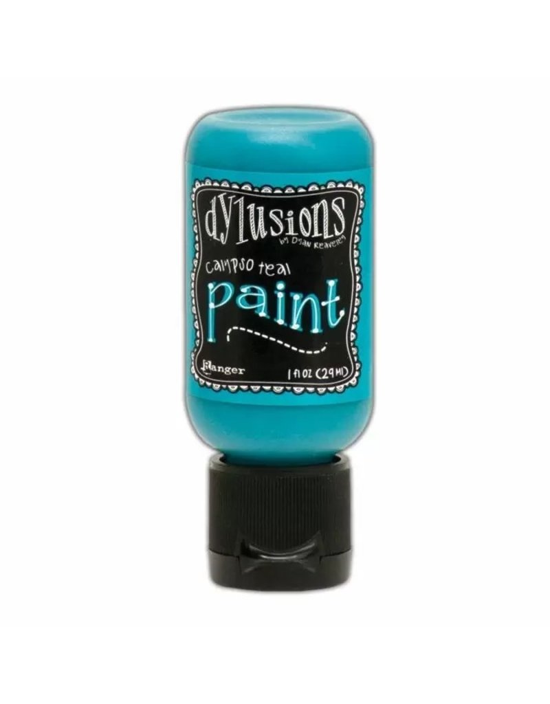 Tim Holtz · Ranger Ranger • Dylusions Flip cap paint Calypso teal