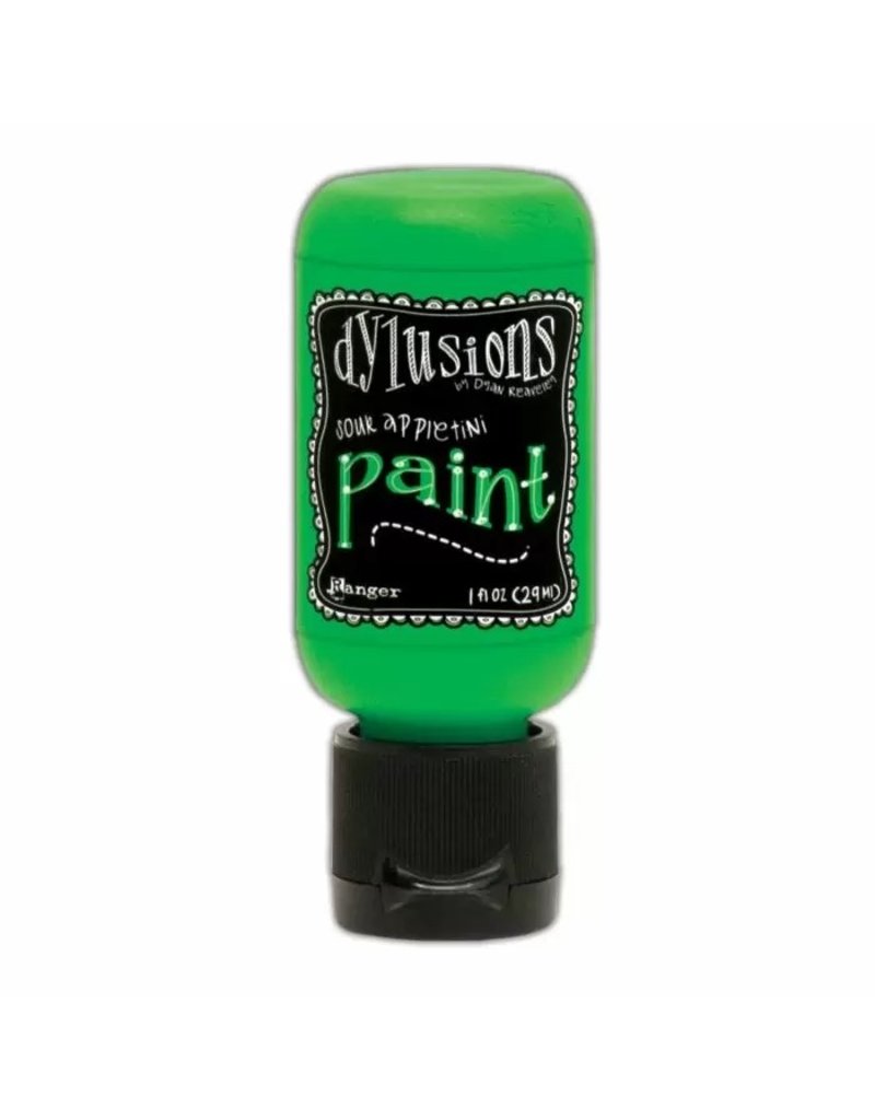 Tim Holtz · Ranger Ranger • Dylusions Flip cup paint Sour appletini