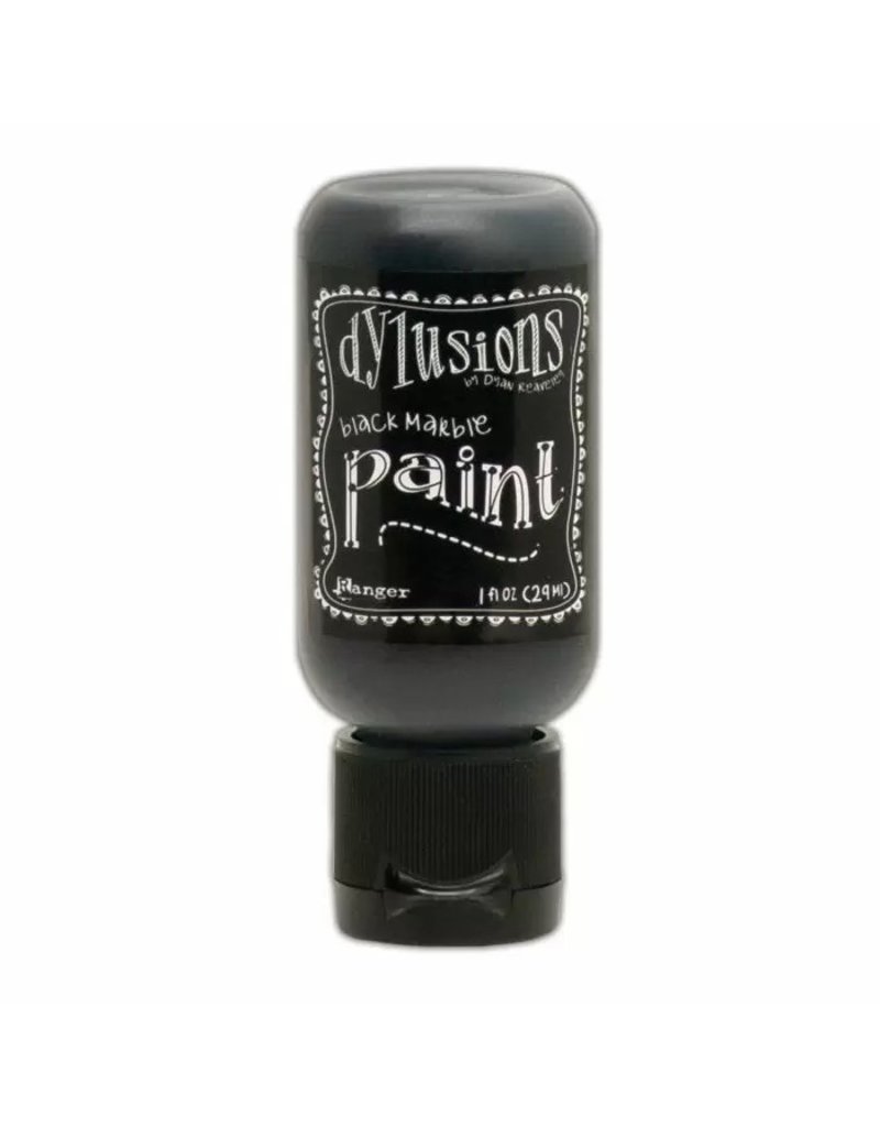 Tim Holtz · Ranger Ranger • Dylusions Flip cap paint Black marble