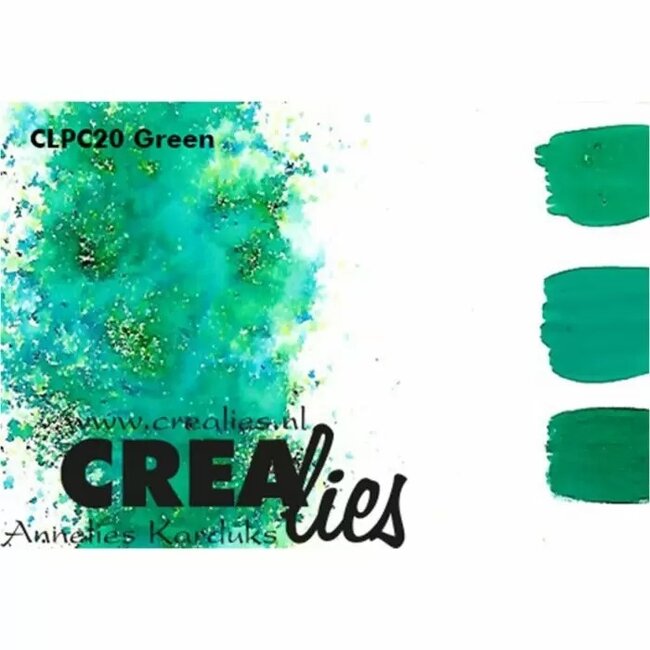 Crealies Crealies • Pigment Colorzz Groen
