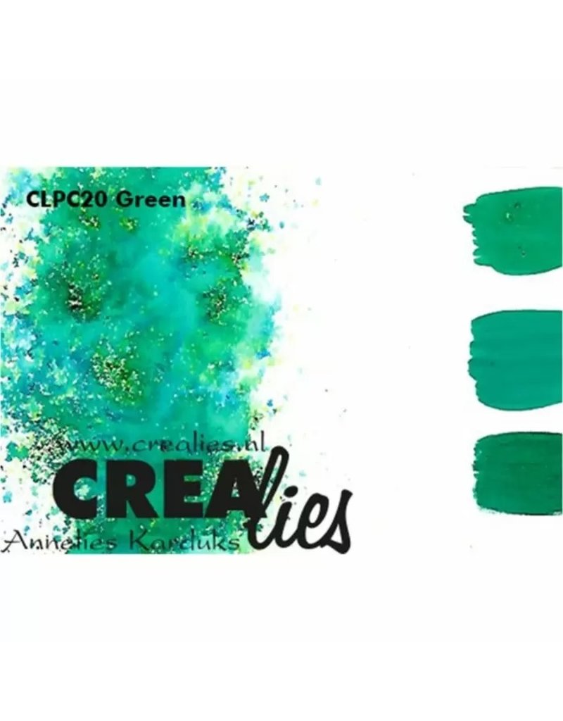 Crealies Crealies • Pigment Colorzz Groen