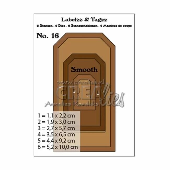 Crealies Crealies Labels & Tags no.16
