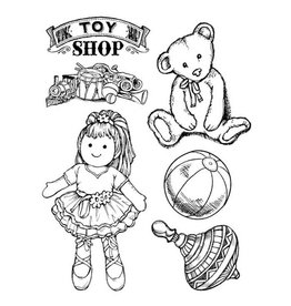 Stamperia HD Natural Rubber Stamp 14x18 cm. Toy shop