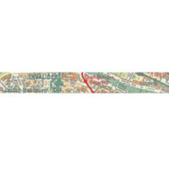 Stamperia Deco tape cm. 1,5x10m - Maps