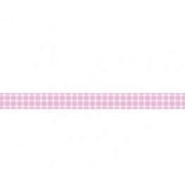 Stamperia Deco tape cm. 2x10m - Pink and white check