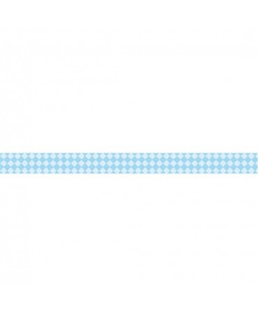 Stamperia Deco tape cm. 2x10m - Blue sky chess board