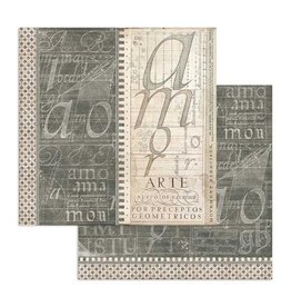 Stamperia Scrapbooking paper double face Calligraphy book