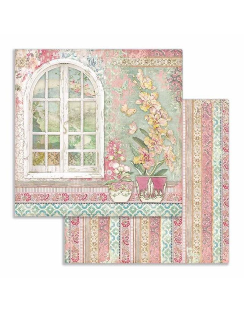 Stamperia Scrapbooking paper double face Window