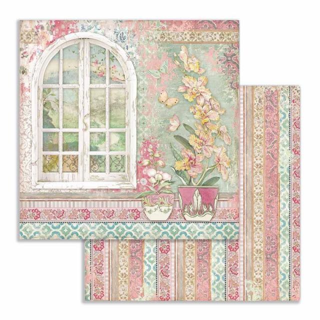 Stamperia Scrapbooking paper double face Window